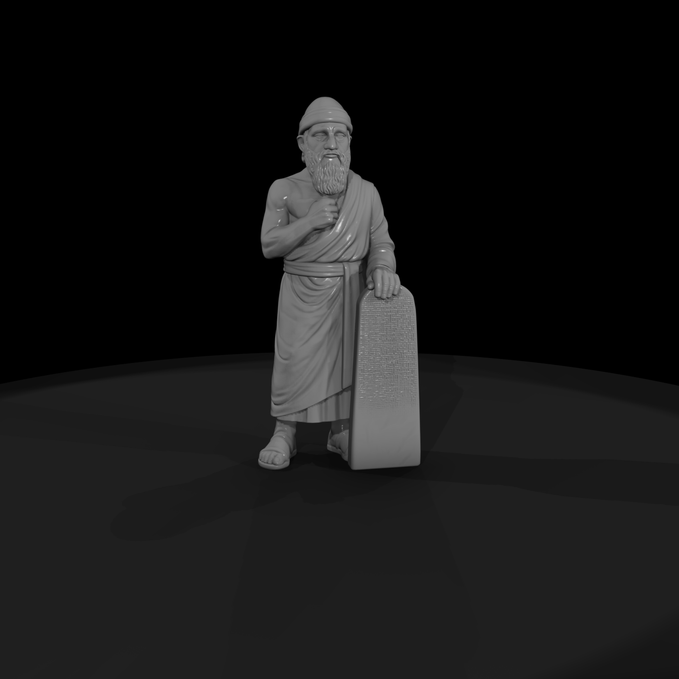 Hist 0007 Historical Hammurabi Miniature Figure