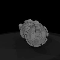 fungus-covered-split-log-3d-printable-terrain-piece-263787 — thumbnail 5