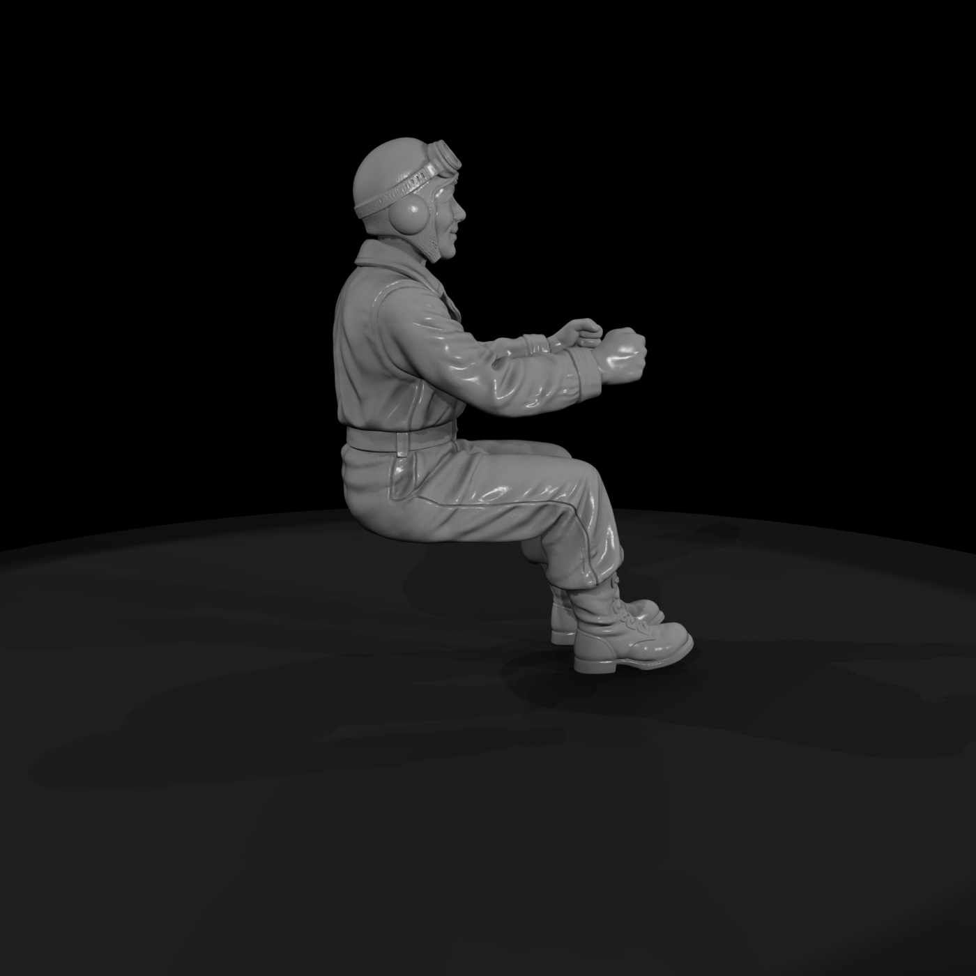 Hist 0184 Historical Amelia Earhart Miniature Figu