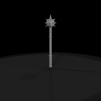 medieval-spiked-mace-miniature-prop-for-tabletop-dioramas-109209 — thumbnail 5