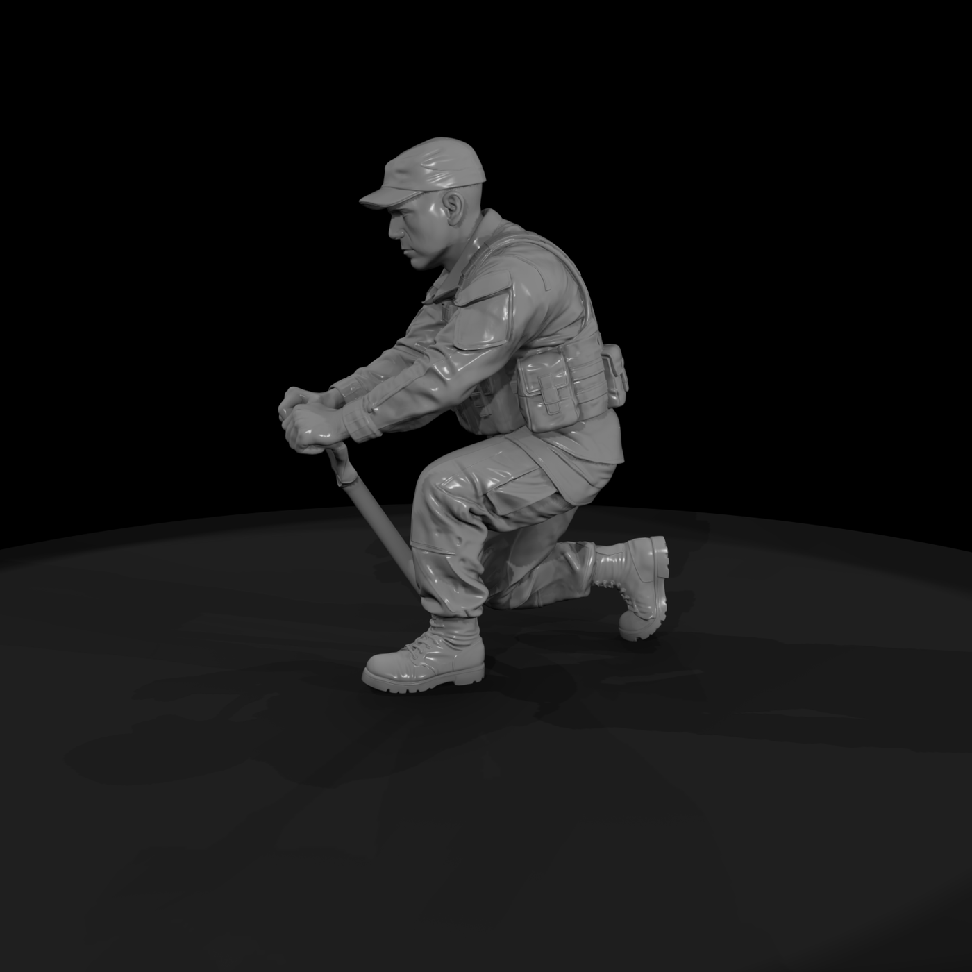 Mod Army 071 Modern U S Army Mortar Crewman Figure