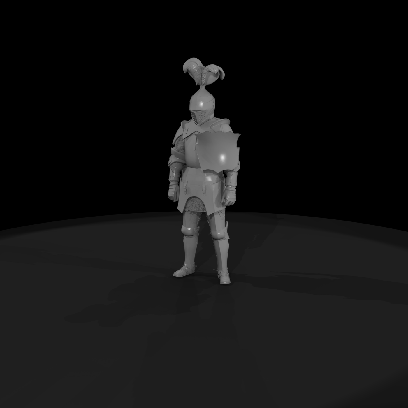 Stylized Medieval Knight Plate Armor — Accessory