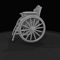 antique-wooden-wheelchair-invalid-chair — thumbnail 4