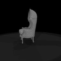 neoclassical-tufted-balloon-back-accent-chair-41bfc4 — thumbnail 4