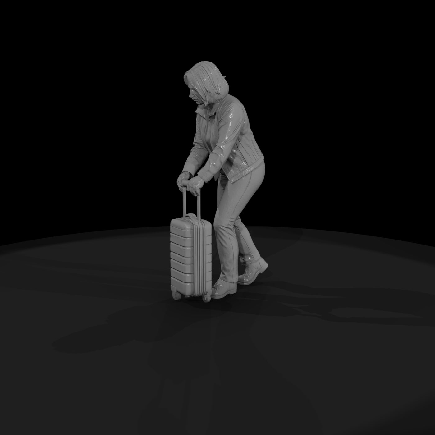 passengers-with-luggage-waiting-modern-woman