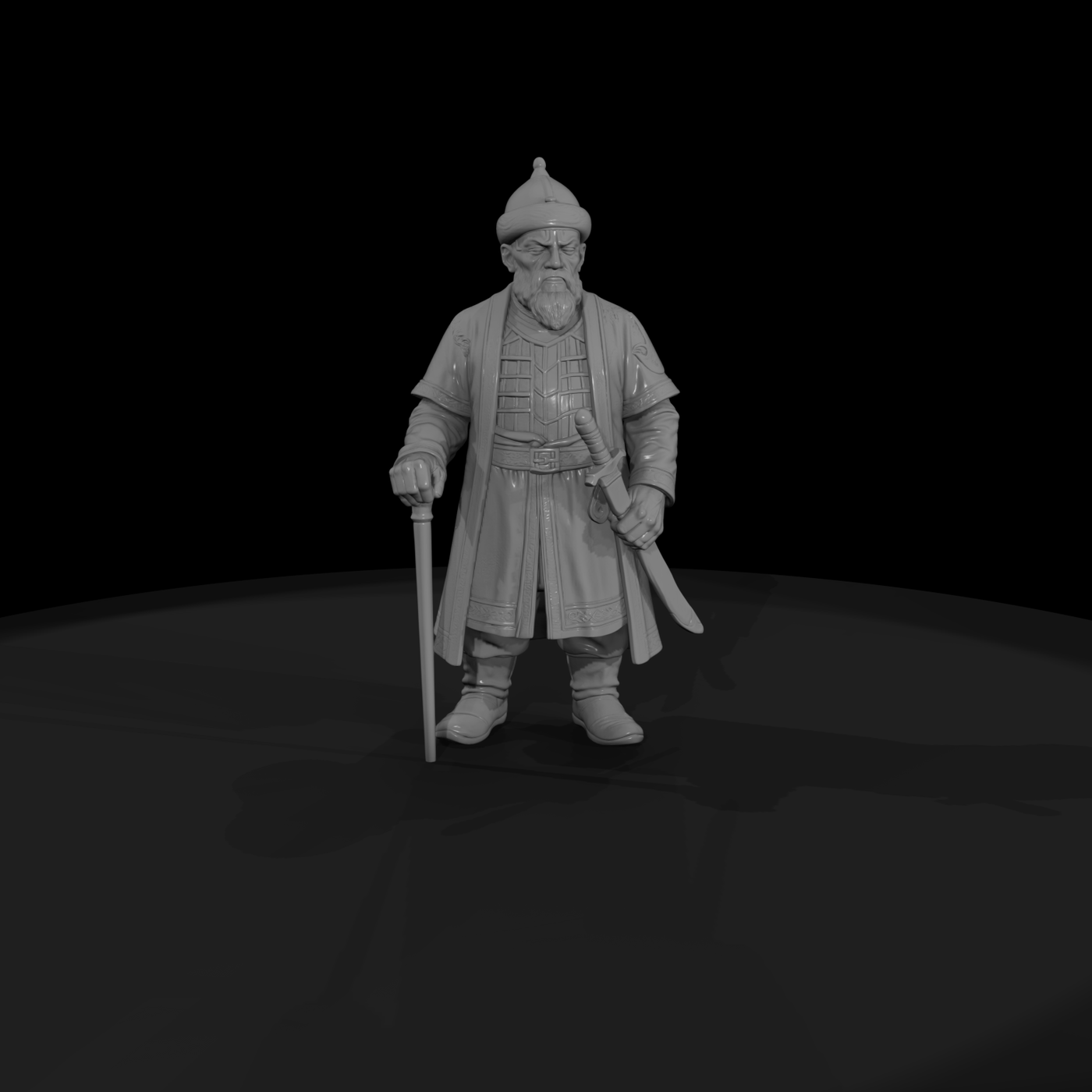 Hist 0084 Historical Timur Miniature Figure