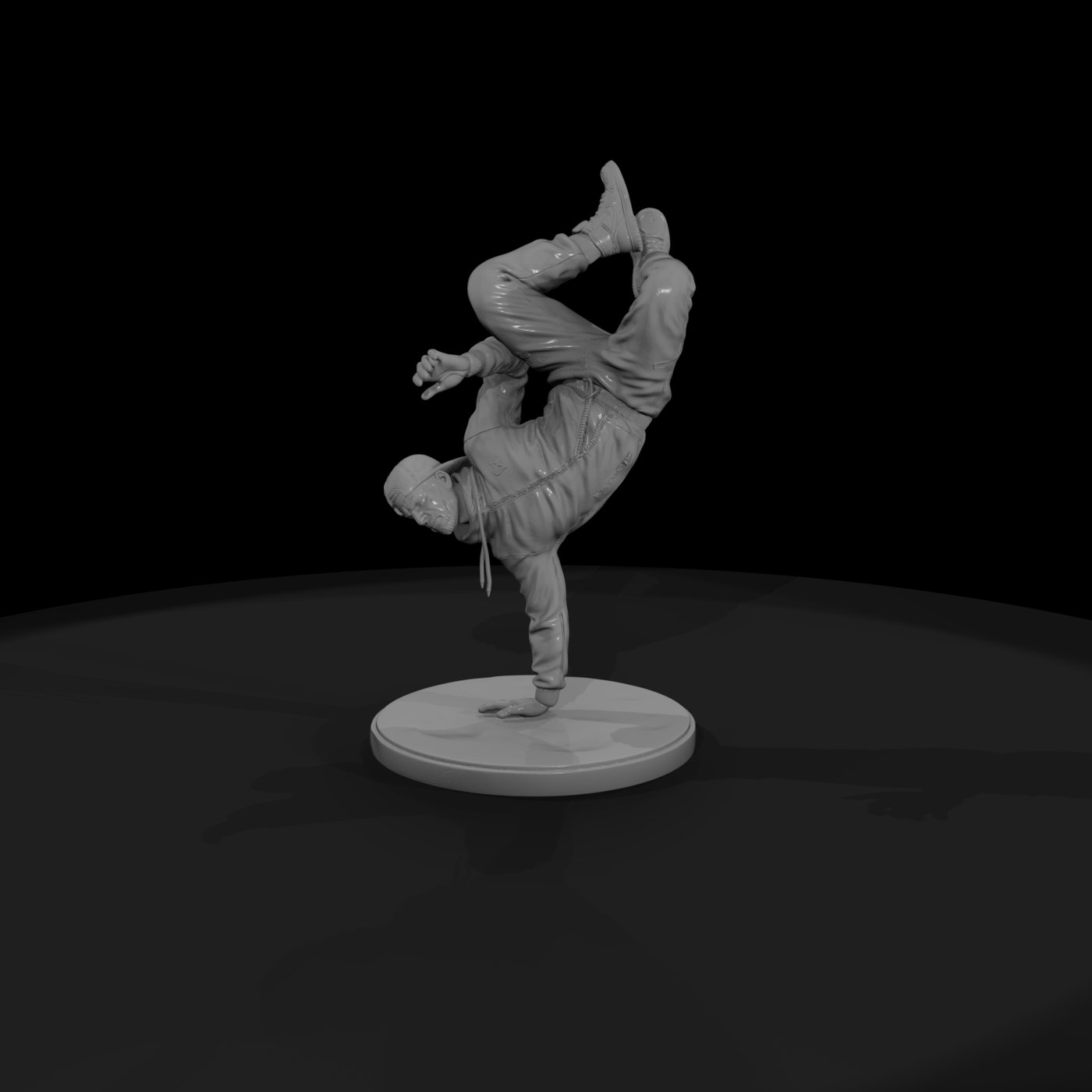 Breakdancer Freeze Pose