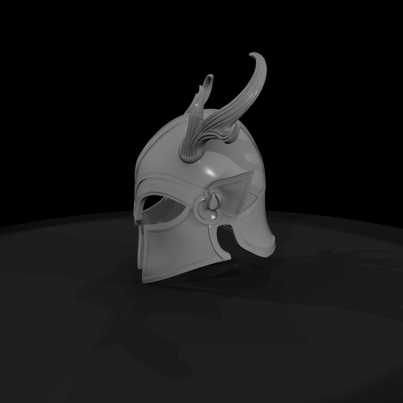 Elven Antler Warrior Helmet — Fantasy