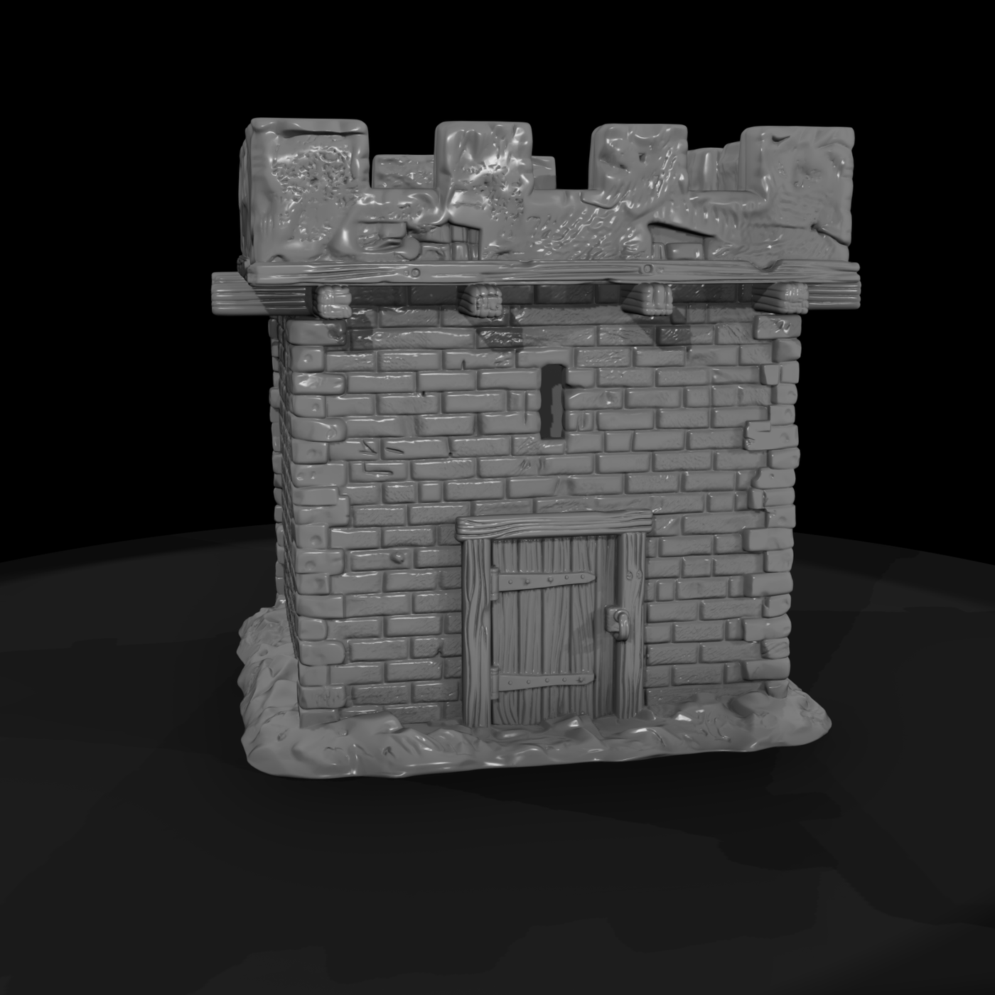 Mil 059 Wild West Fort Adobe Watchtower