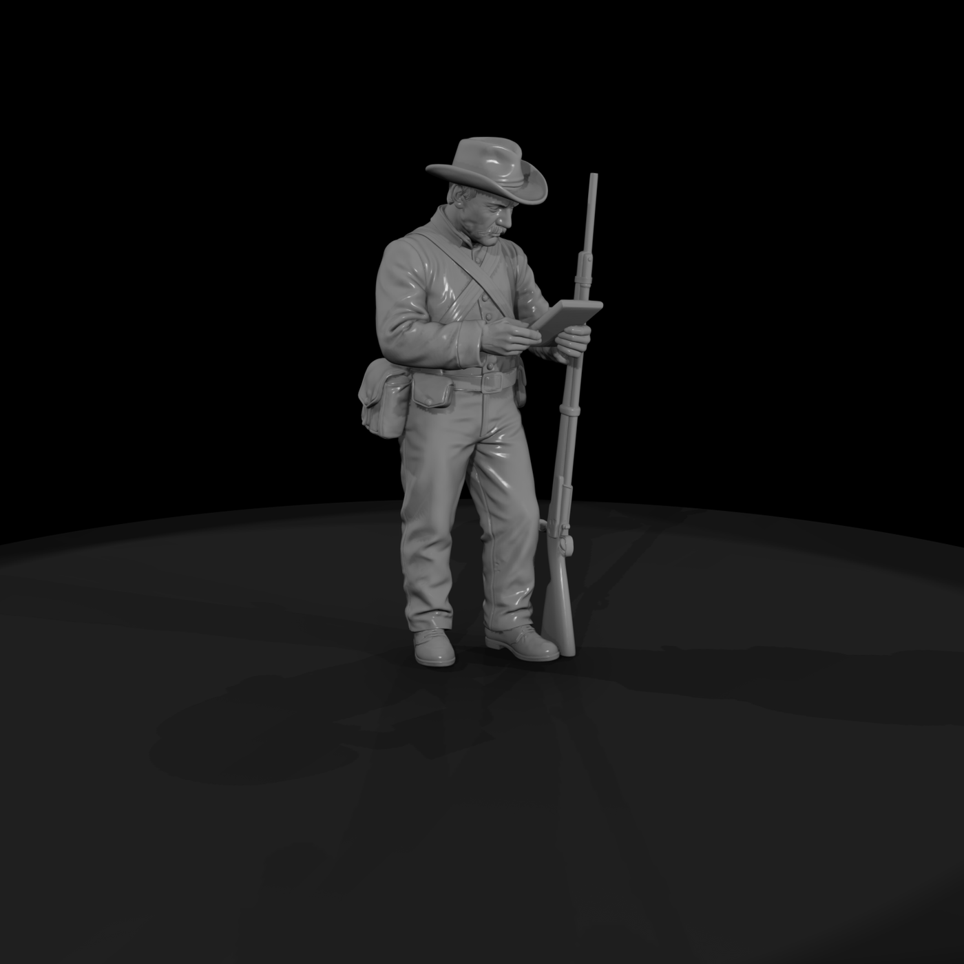 Civil War Confederate Infantryman