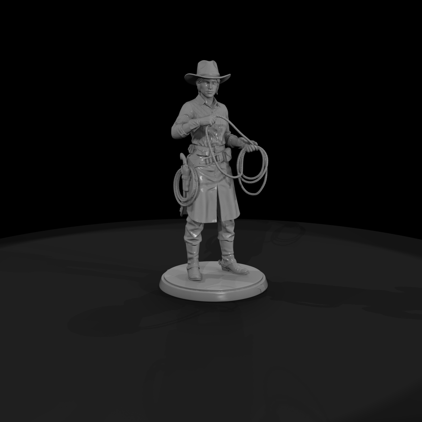 Ww 0120 Townsfolk Cowgirl
