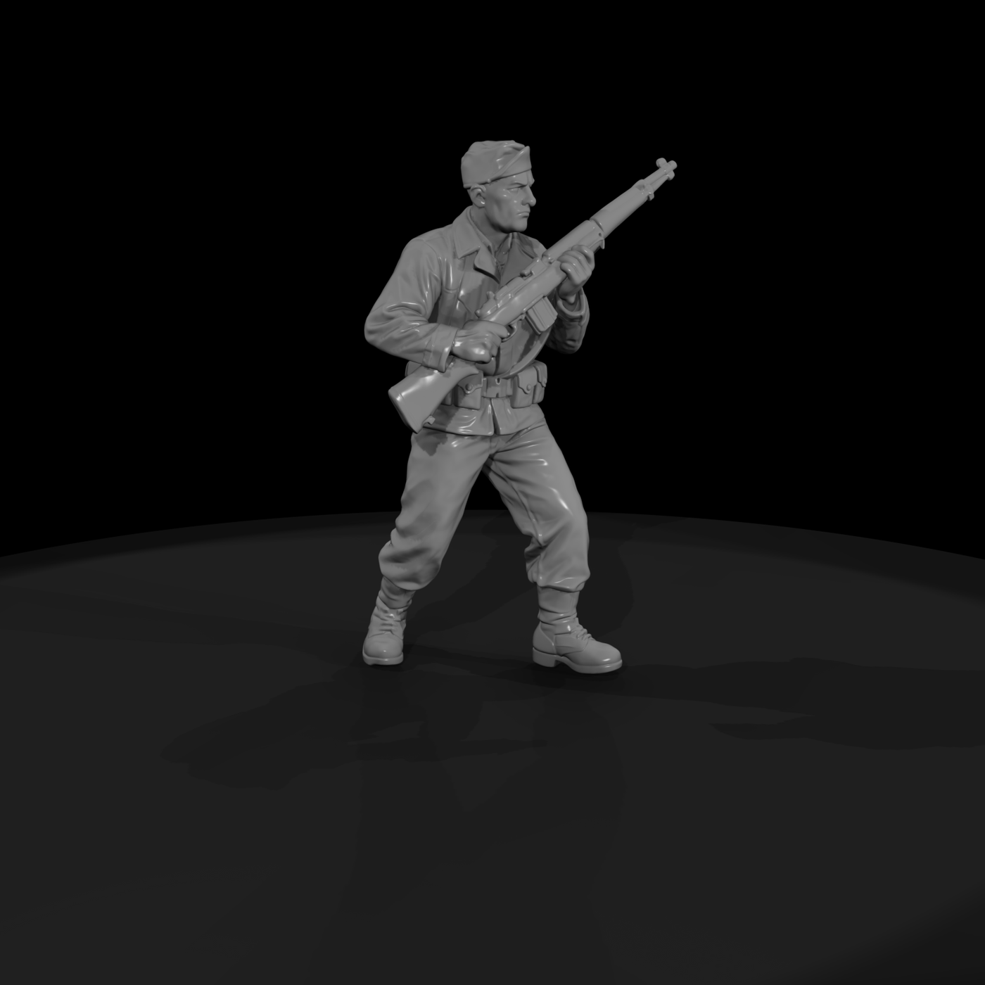 Ww2 Army 081 Wwii U S Army Rifleman Figure
