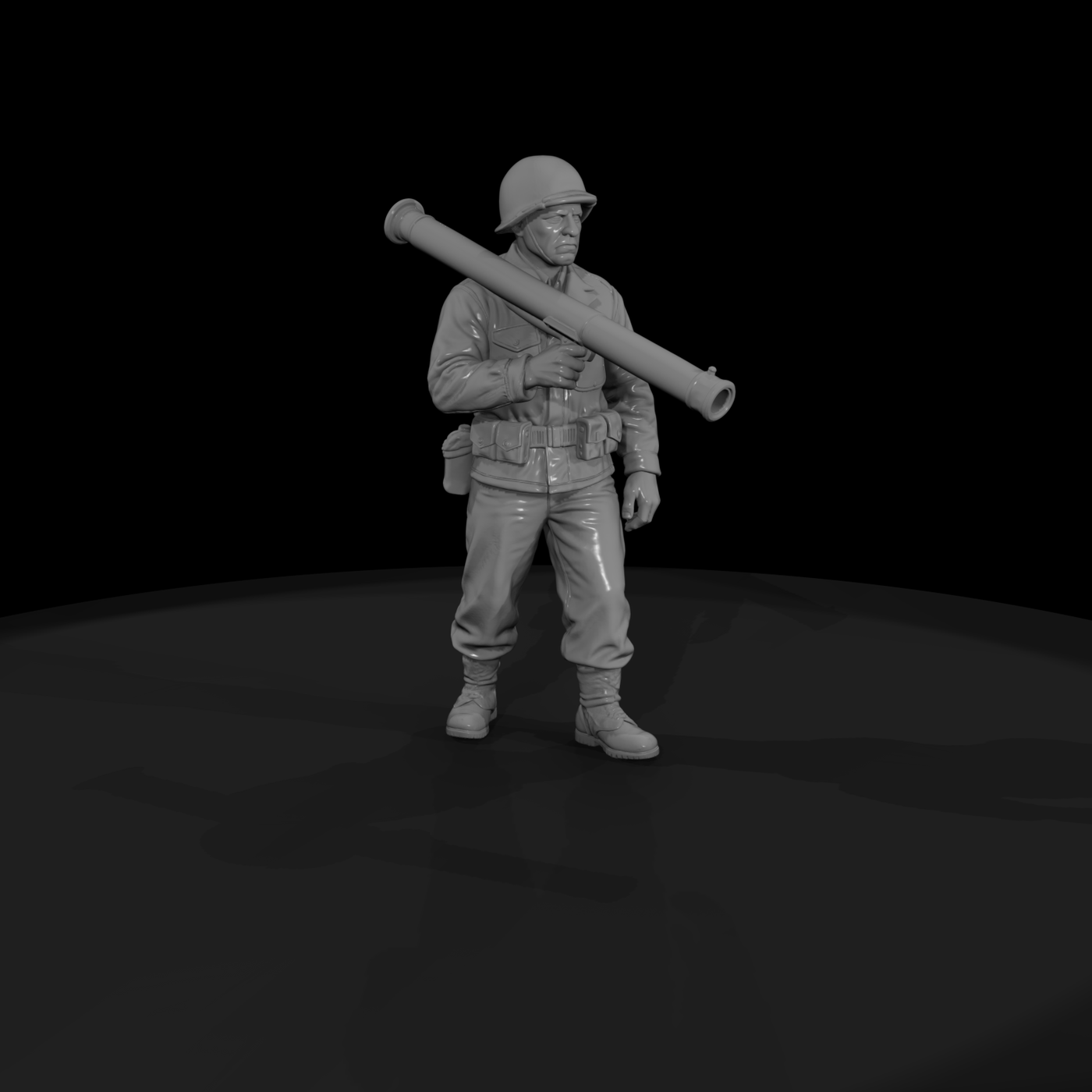 WWII US Army Bazooka Gunner