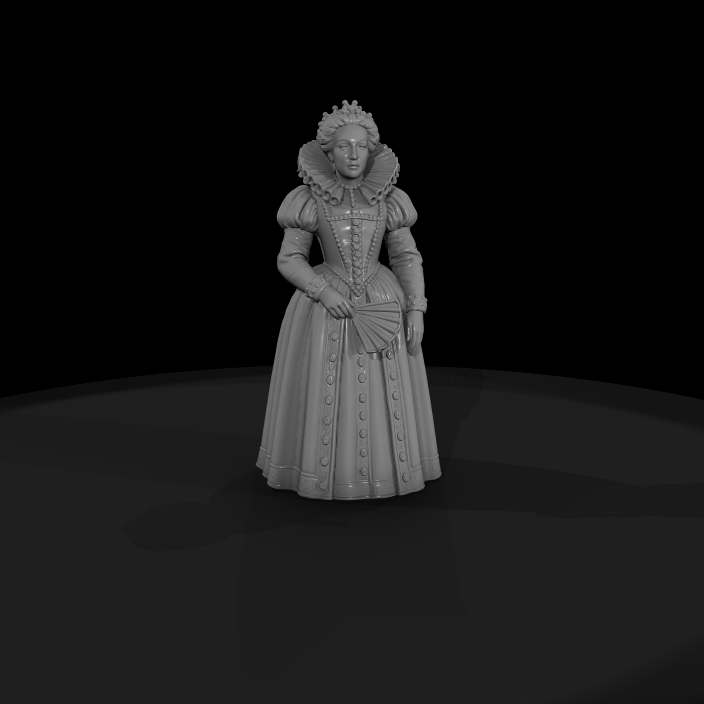 Hist 0099 Historical Elizabeth I Miniature Figure
