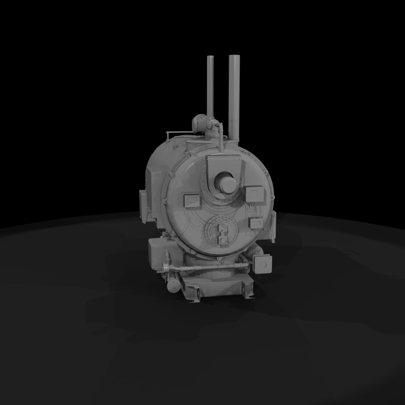 Industrial steam boiler