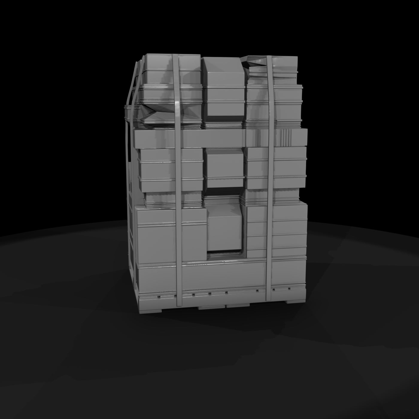 stacked-pallet-cargo-industrial-crates-on-pallet-741509