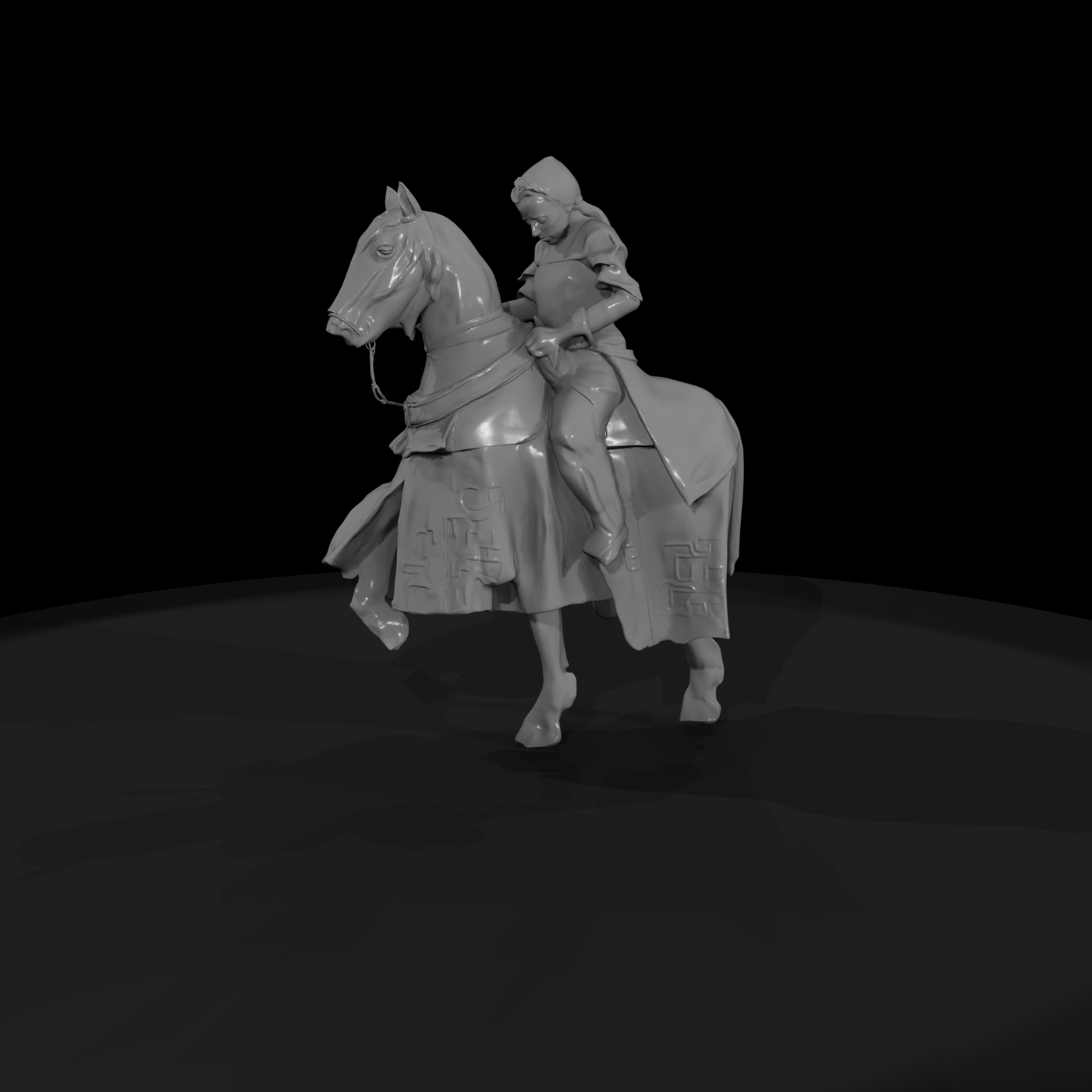 Medieval Mounted Rider