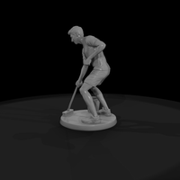 Man Sweeping with a Push Broom — thumbnail 5