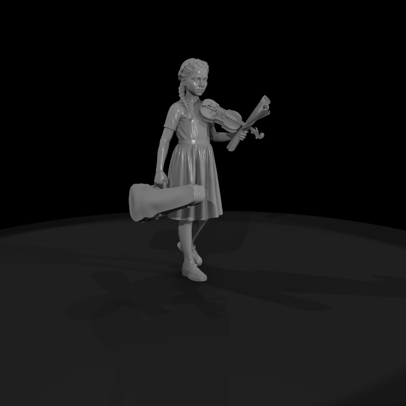 0060 Family Girl Violin Case