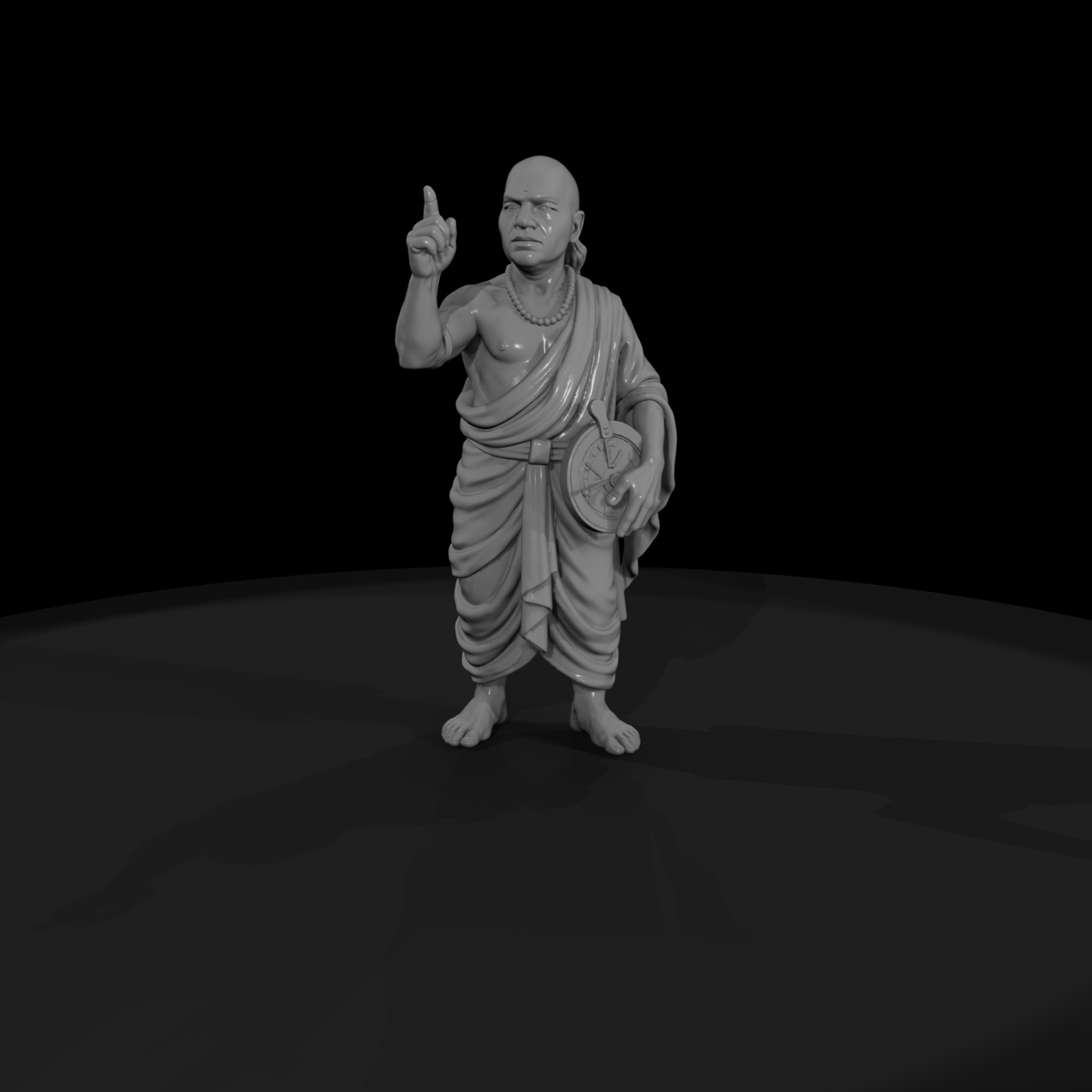 Hist 0060 Historical Aryabhata Miniature Figure