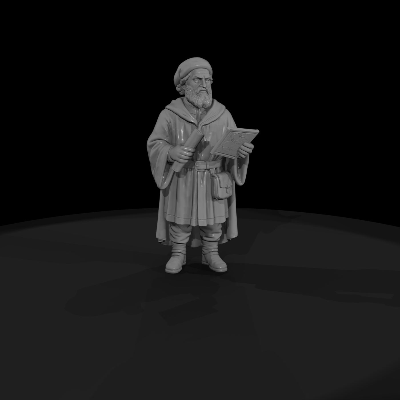 Hist 0081 Historical Marco Polo Miniature Figure