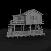 raised-wooden-shelter-small-pier-house-single-room-2b8668 — thumbnail 7