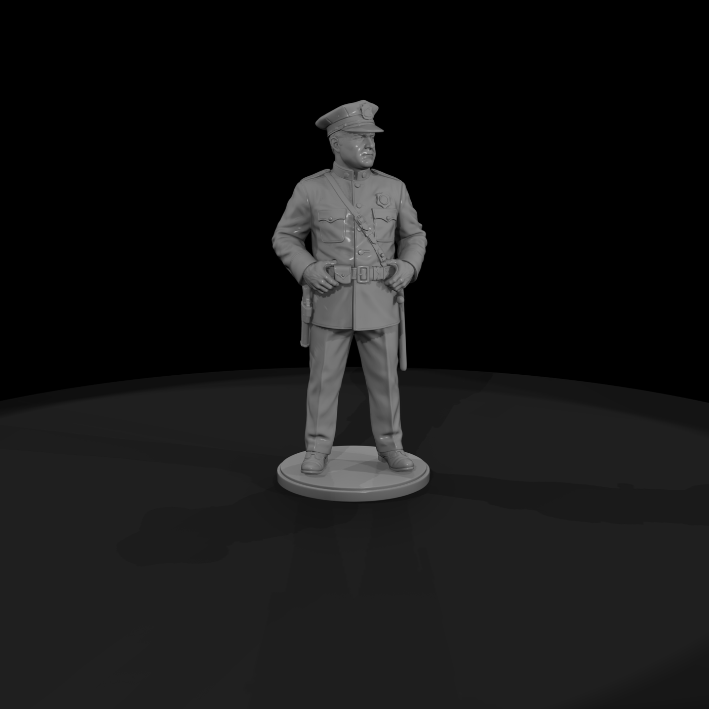 1920s City Police Officer on Patrol