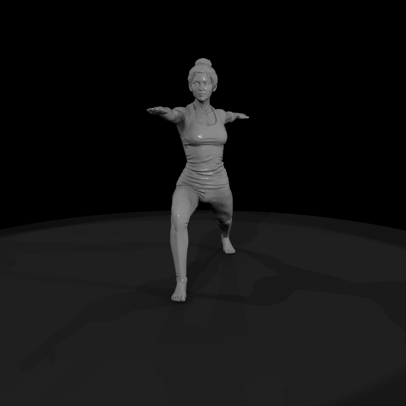 0088 Sports Yoga Warrior