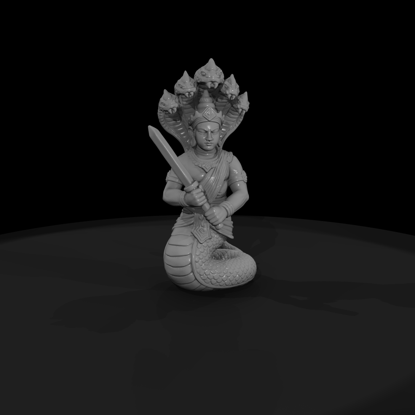 Myth 0432 Mythology Naga Guardian Miniature Figure
