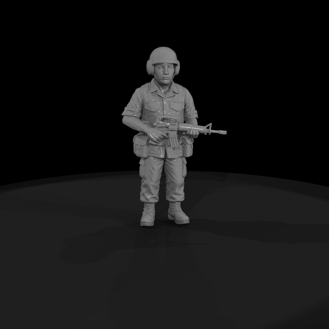 Vn Army 036 Vietnam U S Army Scout Figure