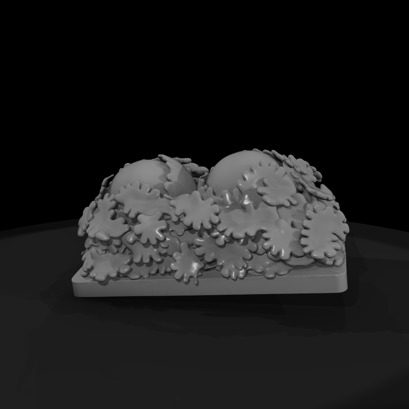 Sculpted Bird Nest With Eggs 3D Asset Aypzu1Dy