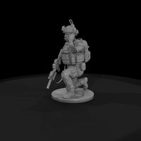 Army Ranger Kneeling on the Radio — thumbnail 5