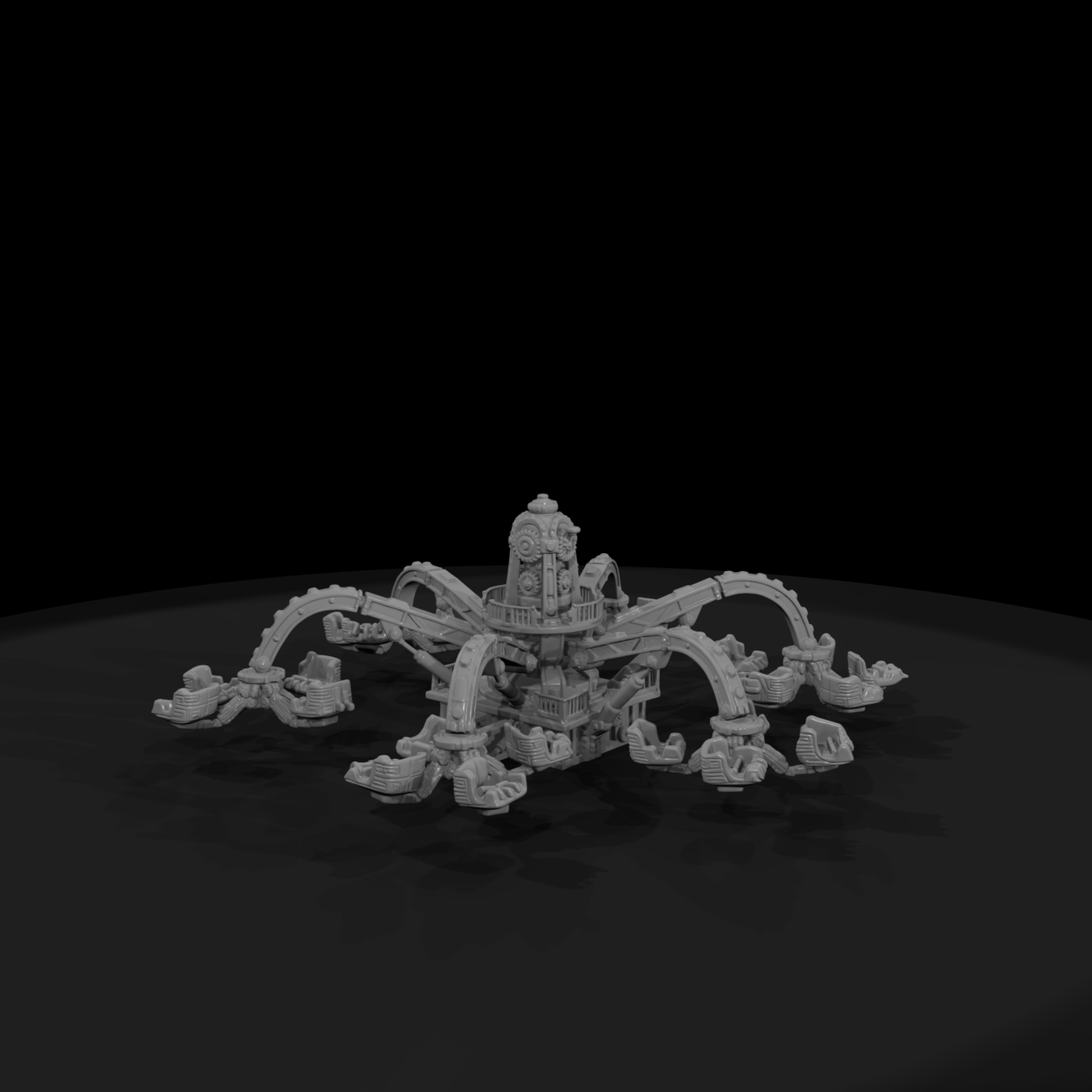 Octopus Fairground Spinning Ride
