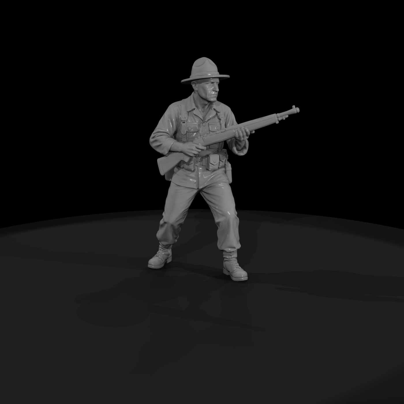 Ww2 Usmc 033 Wwii U S Marine Corps Scout Figure