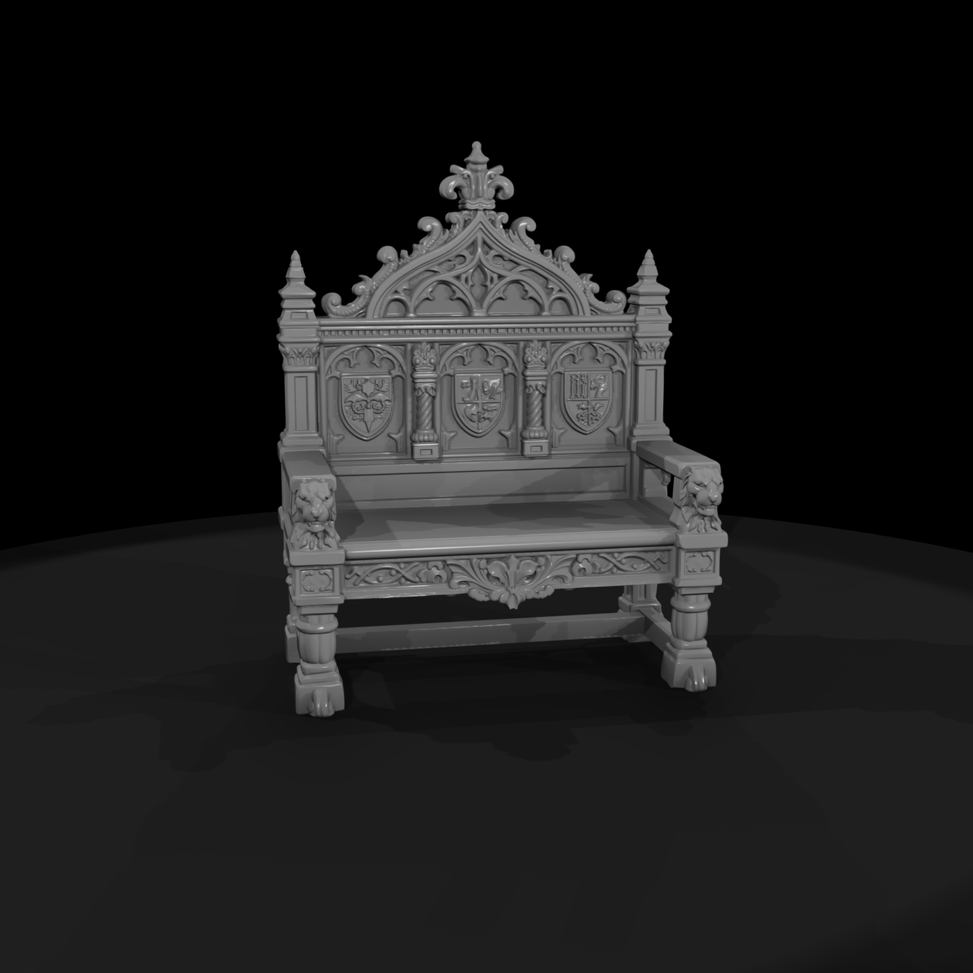 Hitem2 High Back Bench