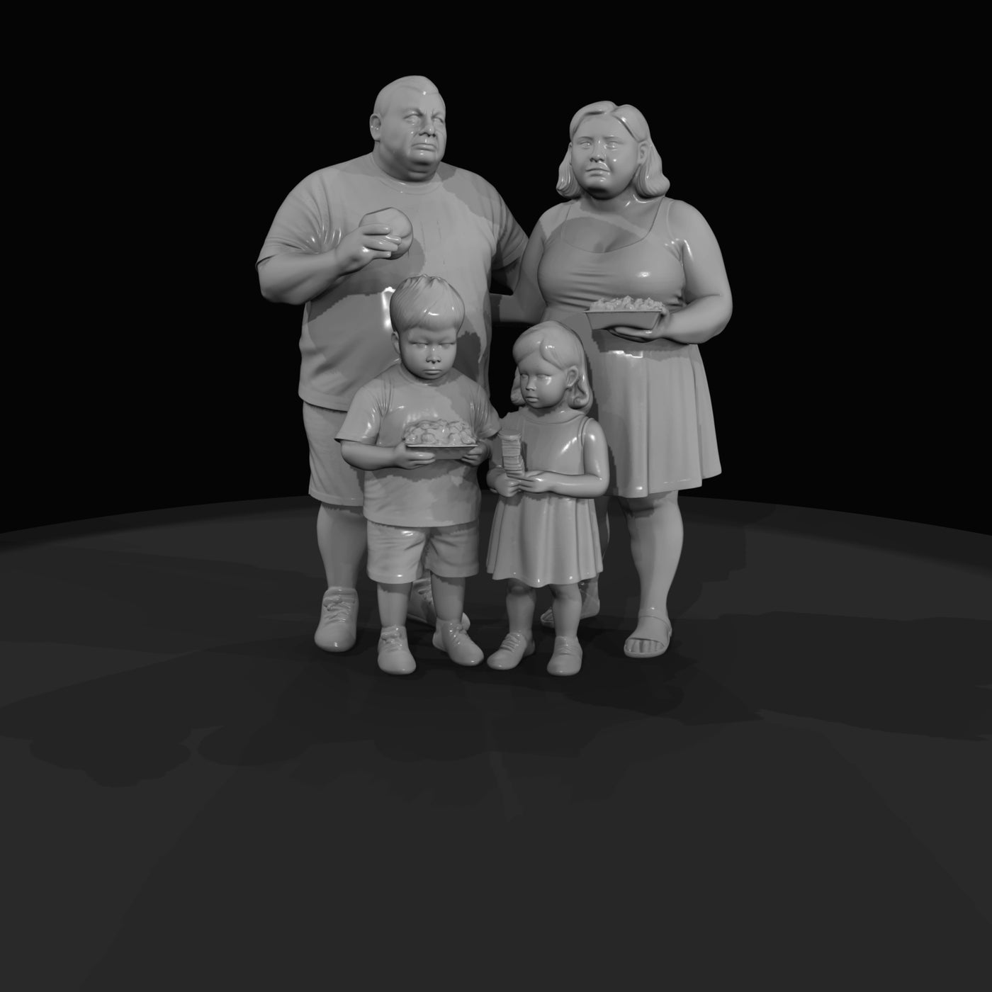 family-group-of-four-figurines