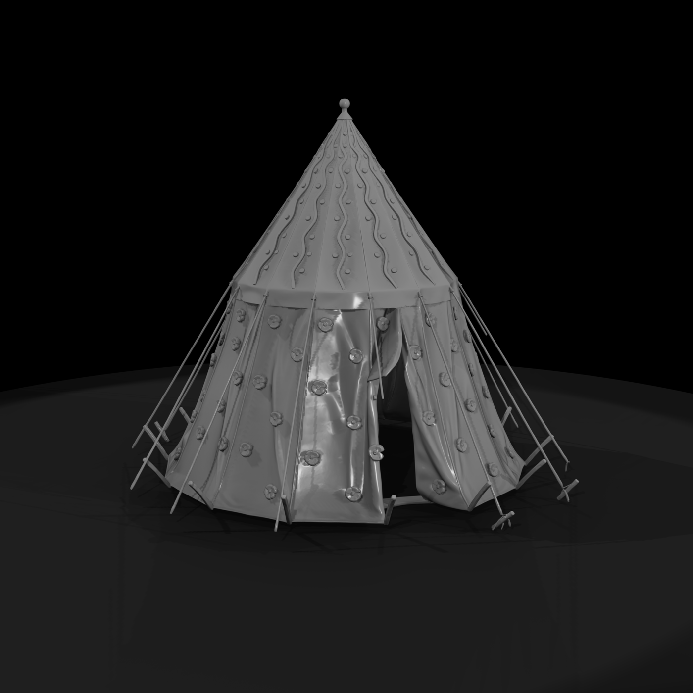 20260612 Striped Decorated Pointed Tent C48B56Dcaa
