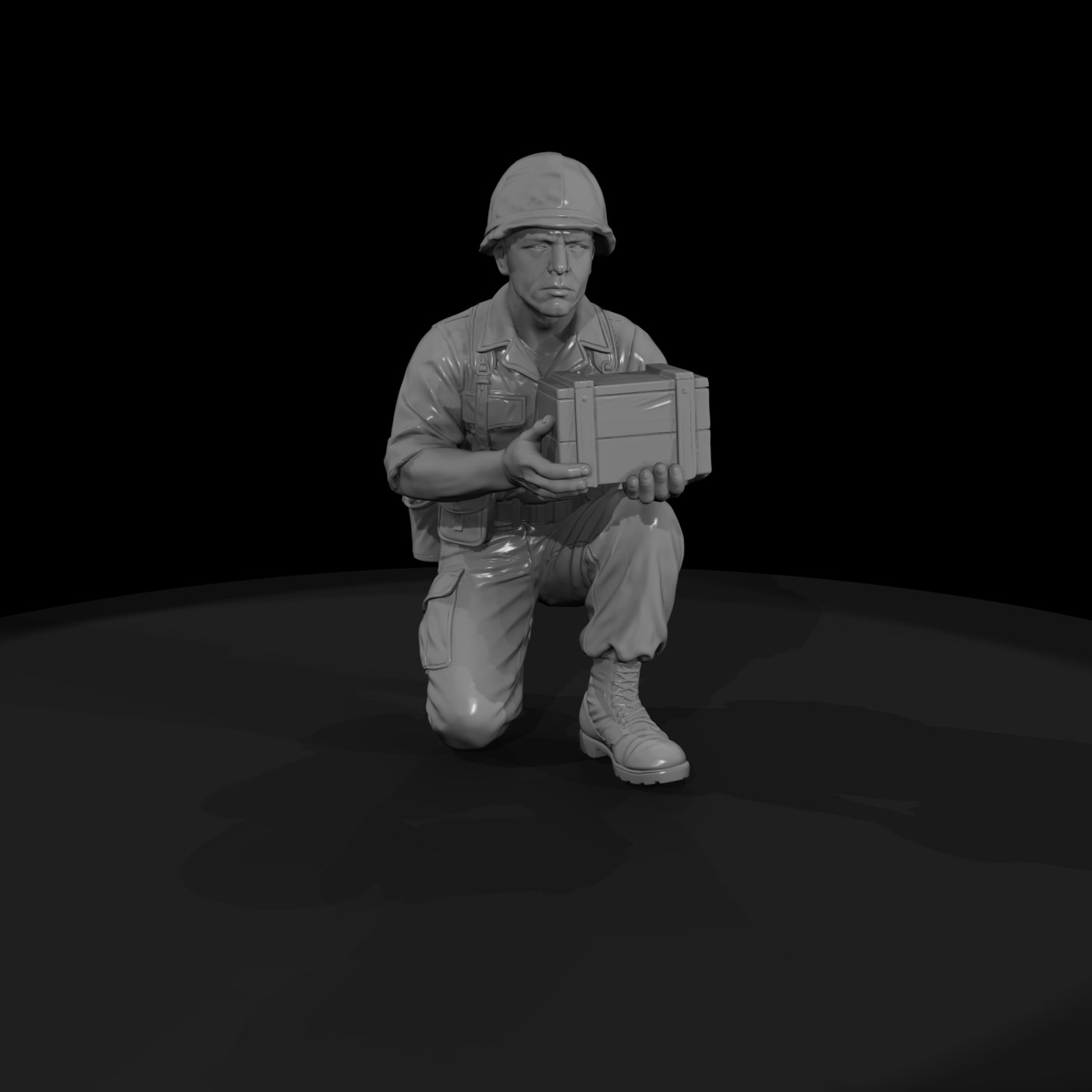 Vn Army 074 Vietnam U S Army Supply Clerk Figure