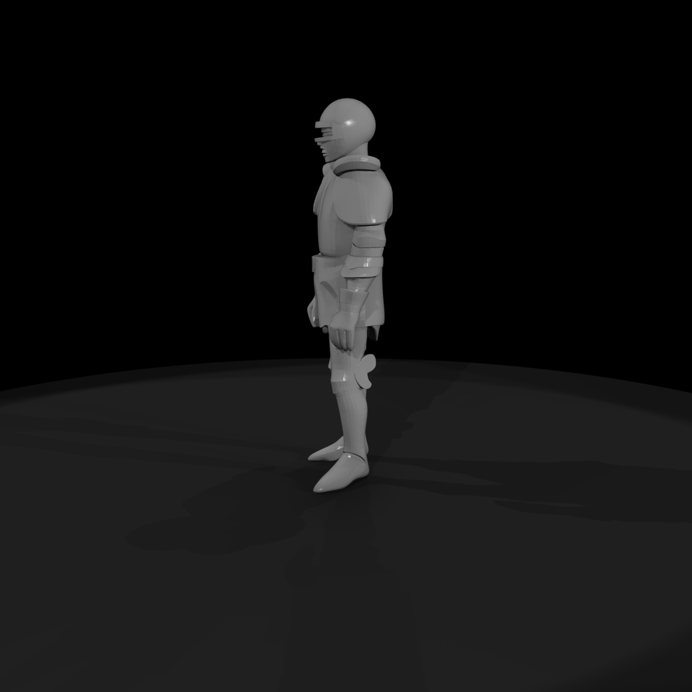 Stylized Sci‑Fi Medieval Knight — 28mm