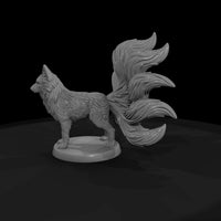 stylized-nine-tailed-fox-3d-miniature-ftwqka22 — thumbnail 4