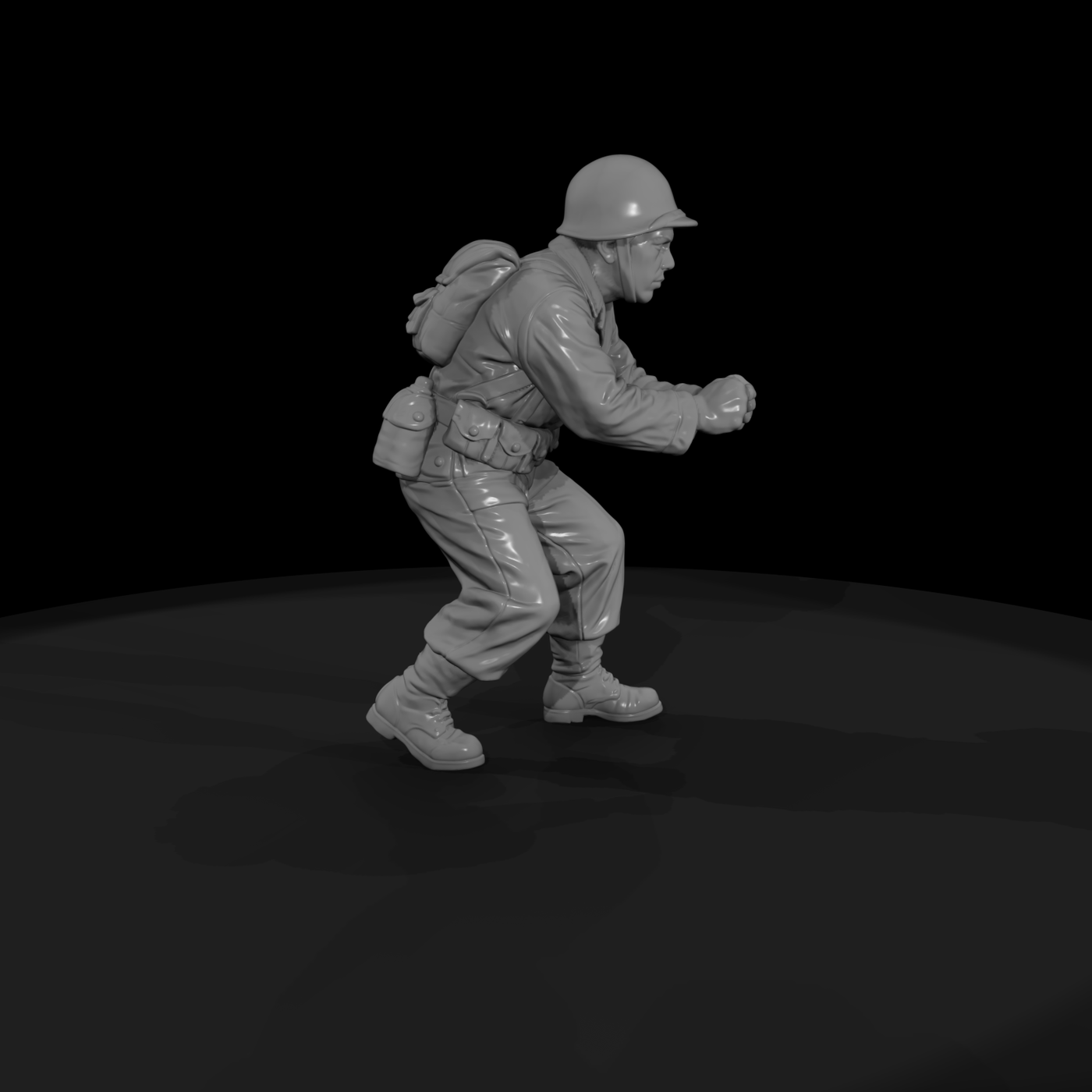 Ww2 Army 071 Wwii U S Army Mortar Crewman Figure