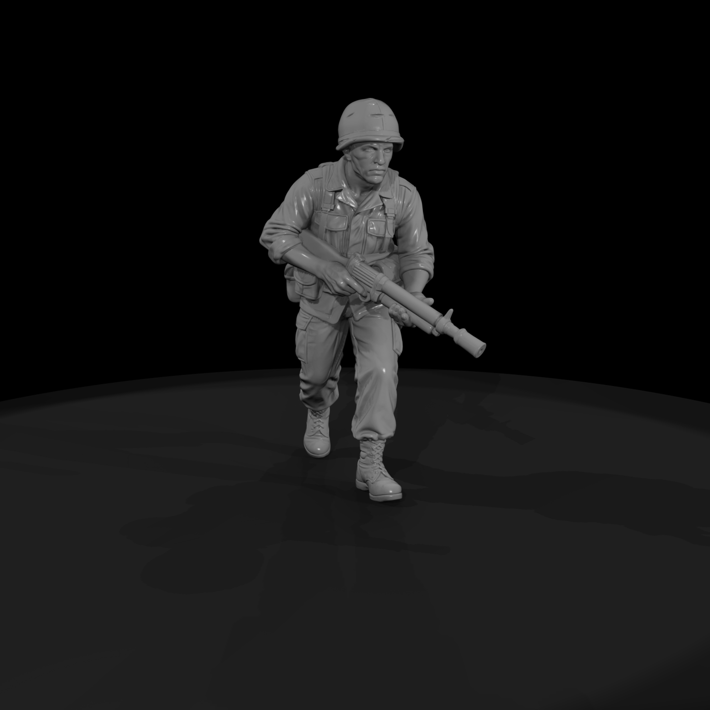 Vn Army 003 Vietnam U S Army Grenadier Figure
