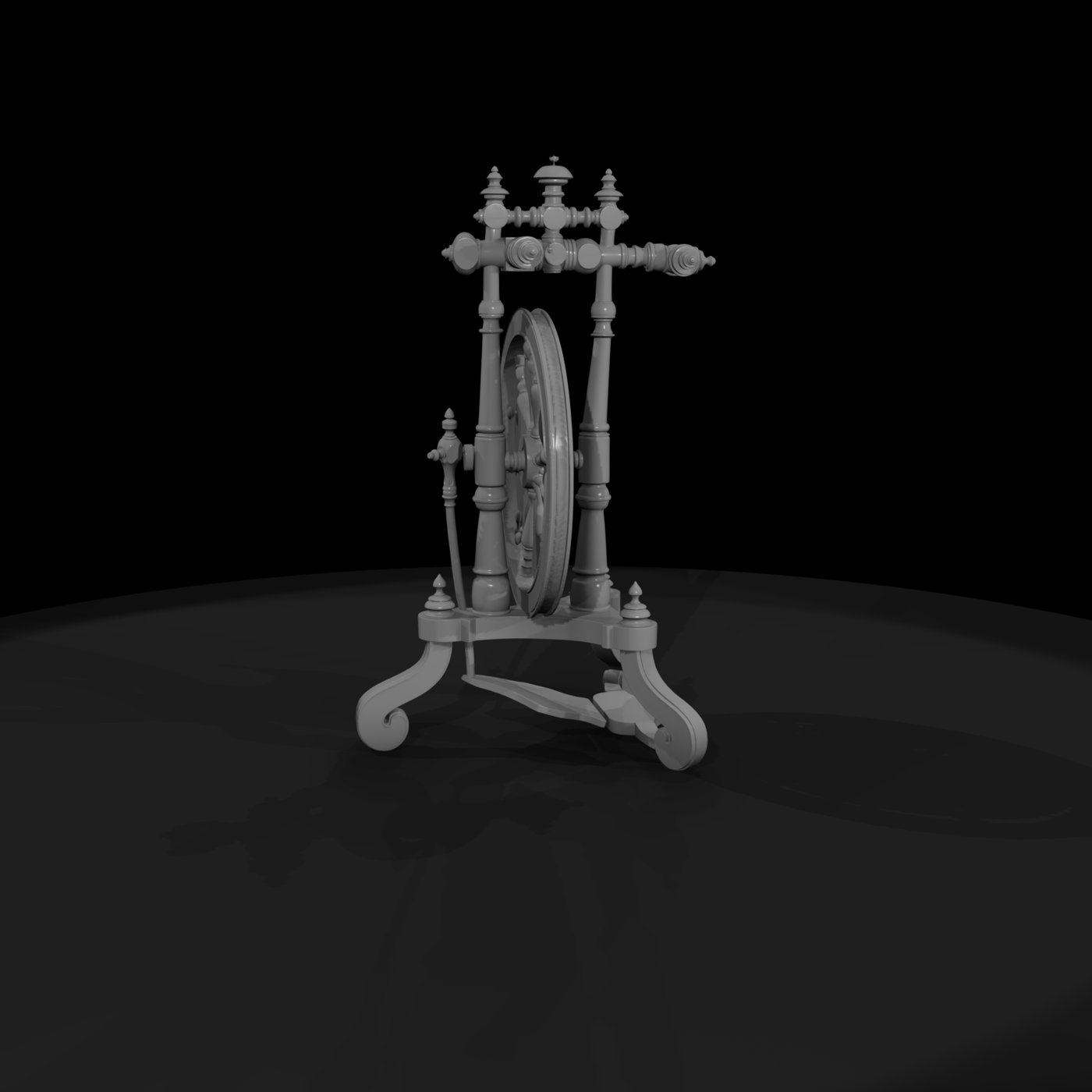Ornate Victorian Spinning Wheel
