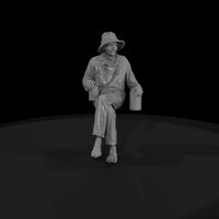 1920-1940-hobo-man-with-mug-seated-miniature-3d-printable-890632 — thumbnail 4