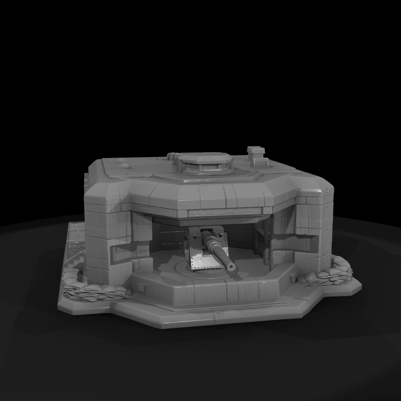 Mil 016 Ww2 Pacific Coastal Gun Casemate
