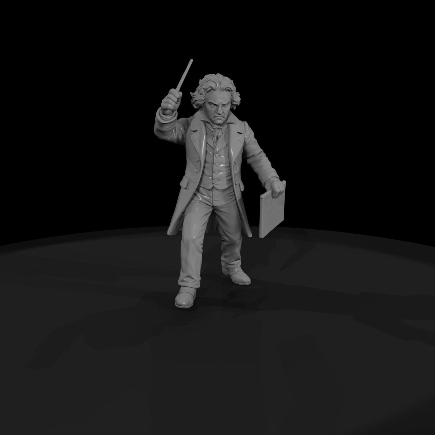 Hist 0160 Historical Ludwig Van Beethoven Miniatur