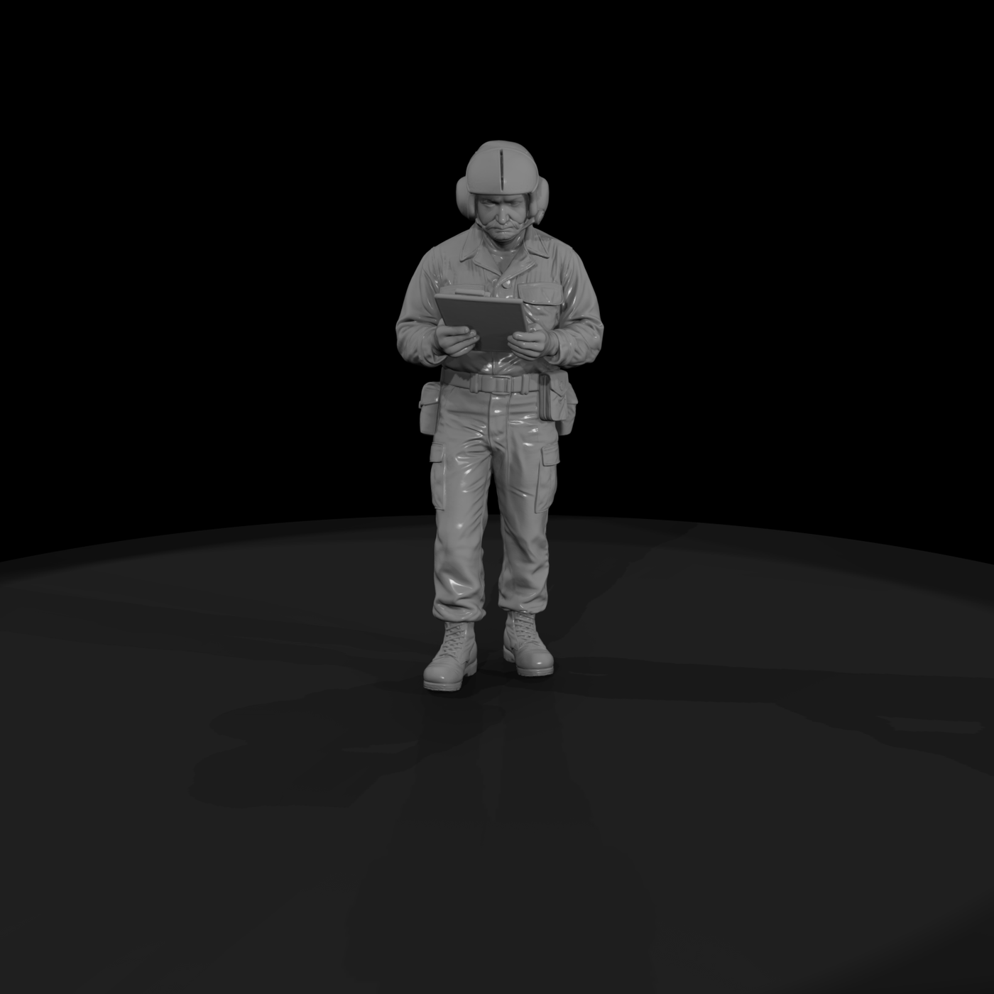 Vn Army 048 Vietnam U S Army Resting Soldier Figur