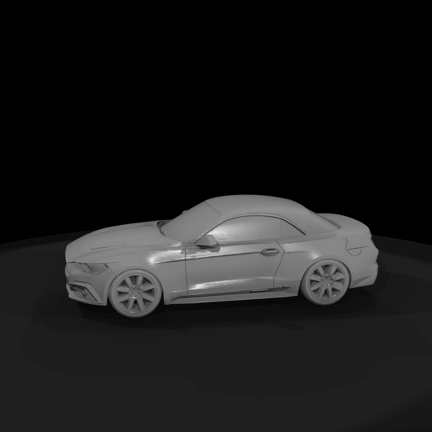 Mustang-Style Convertible Model