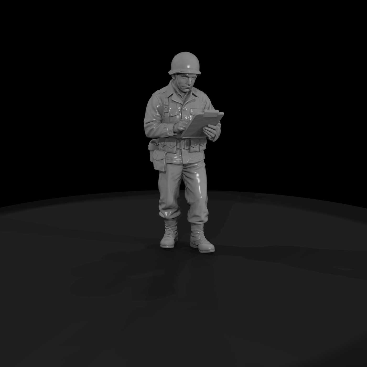 Ww2 Army 058 Wwii U S Army Supply Clerk Figure