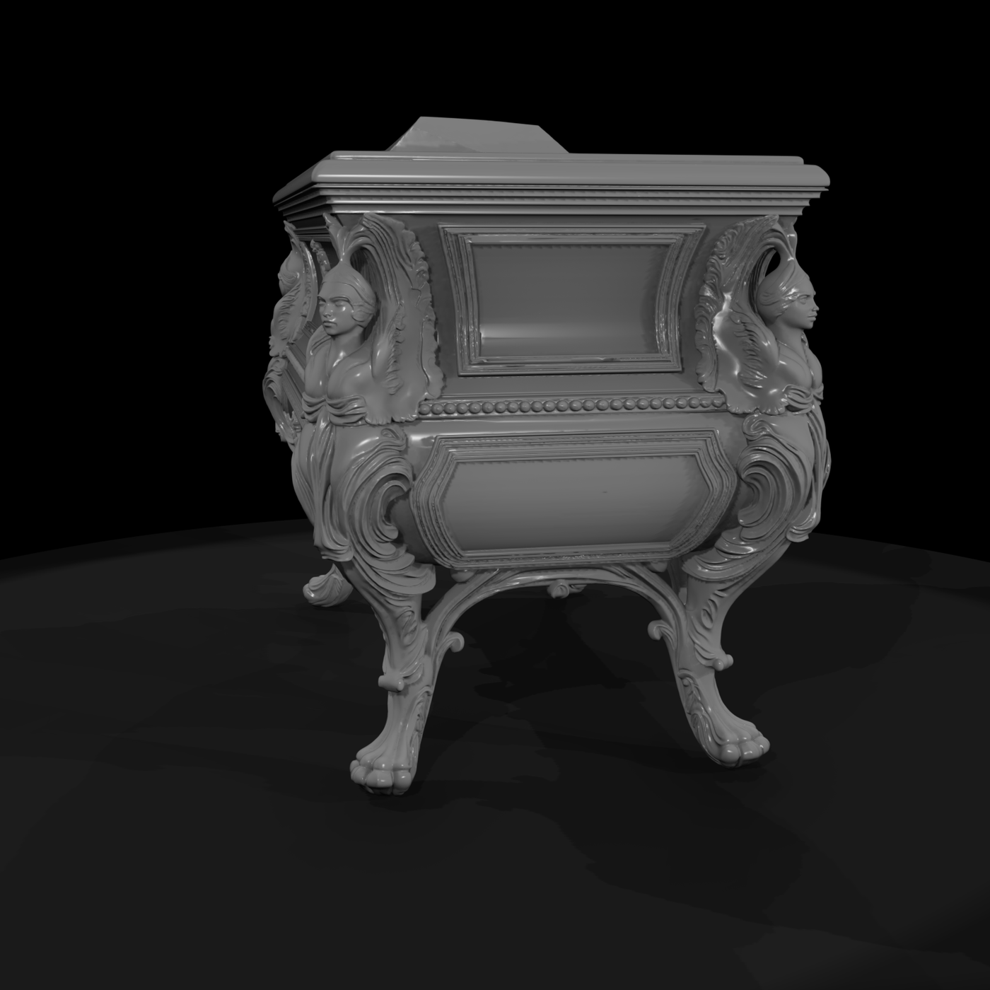 Rococo Ornate Commode